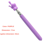 Purple handle + Purple fingers